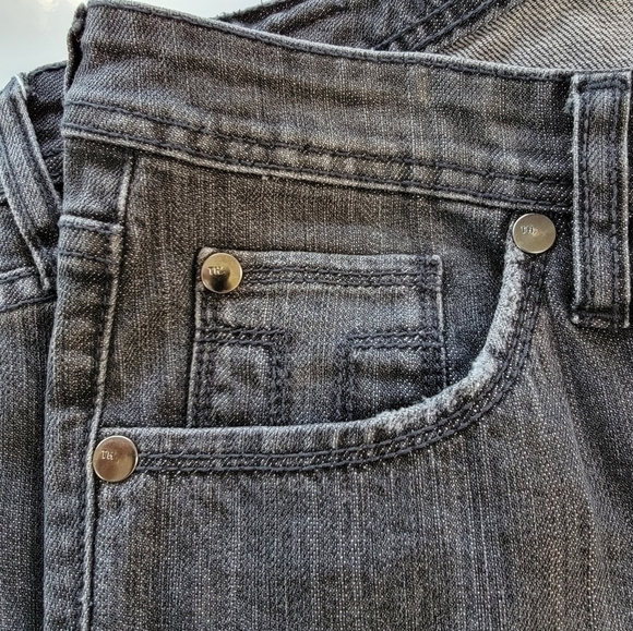 TOMMY hilfiger black distress wash jeans size 14 - Picture 3 of 13